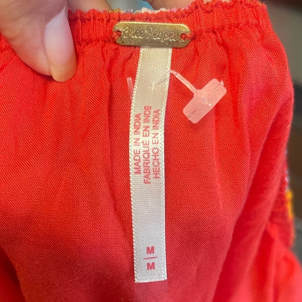 Free People Julianna Maxi Dress Ruffled Tiers V Neck Floral Print - Picture 10 of 11